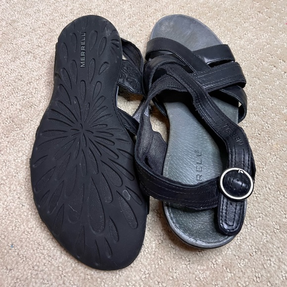 Merrell Black Sandals Size 9 - Picture 5 of 5
